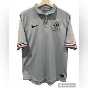 FRANCE 2013-14 Away Football Shirt Soccer Jersey World Cup Nike Size Medium